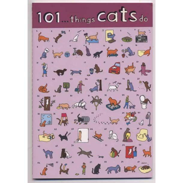 101 things cats do notesbog