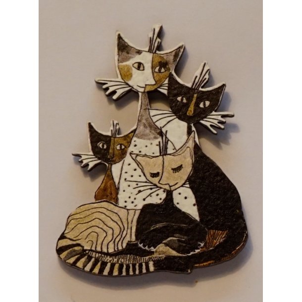 Magnet Cats Sepia Grp. (Variant 2)