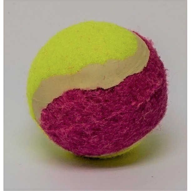 Tennisbold Gul/Rd - 4,5cm